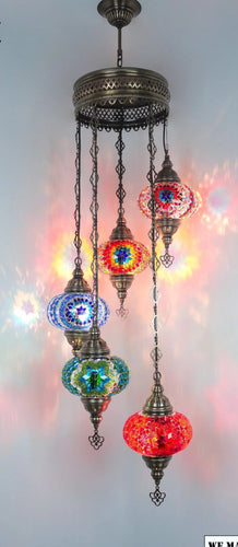 5Globes Hanging Ceiling Lamp