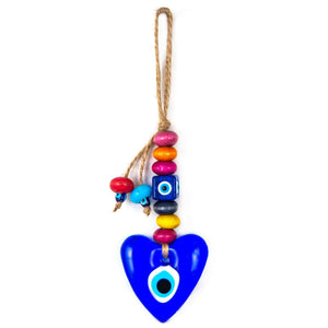 Heart Evil Eye Wall Hanging