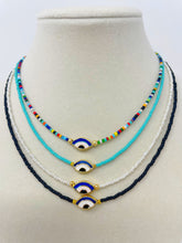 Load image into Gallery viewer, Lucky eye beads necklace