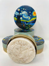 Load image into Gallery viewer, Van Gogh Starry Night Olive Oil Soap Box