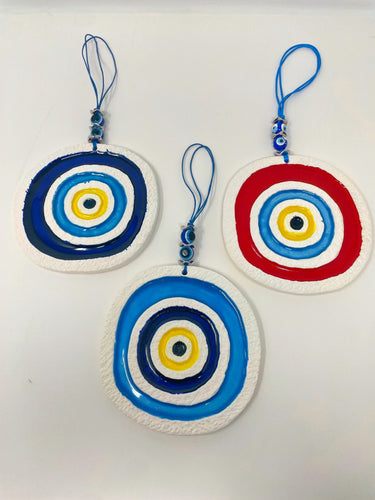 Handmade Plaster Evil Eye Wall Hanging(PLEE)