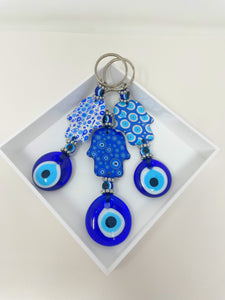 Hamsa Evil Eye Keychain(HAMKC)