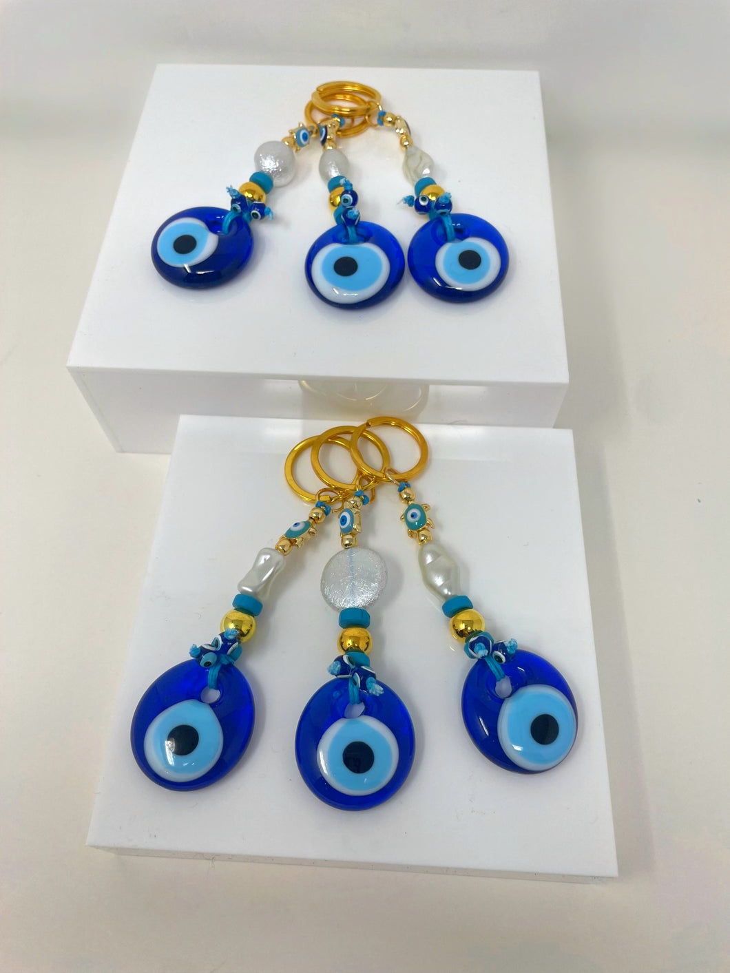 Pearl Evil Eye Keychain(PEAKC)