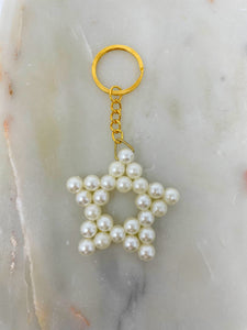 Pearl Star Keychain