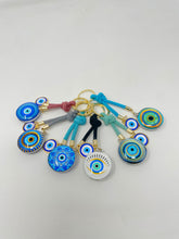 Load image into Gallery viewer, Protection Eye Colourful Cord Keychain