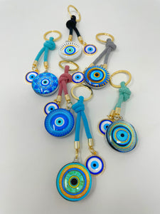 Protection Eye Colourful Cord Keychain