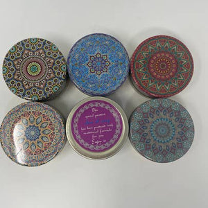 Mandala olive oil soap box