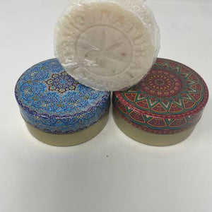 Mandala olive oil soap box