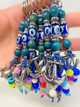 Load image into Gallery viewer, Beaded Boat Anchor Keychain