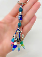 Load image into Gallery viewer, Beaded Boat Anchor Keychain