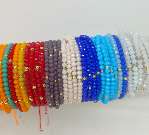 Crystal Beads Pull Bracelet