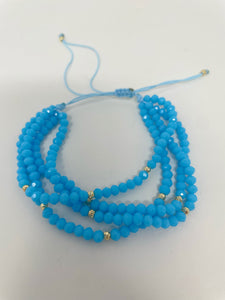 Crystal Beads Pull Bracelet