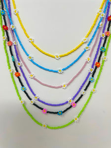 Flower Beads Necklace