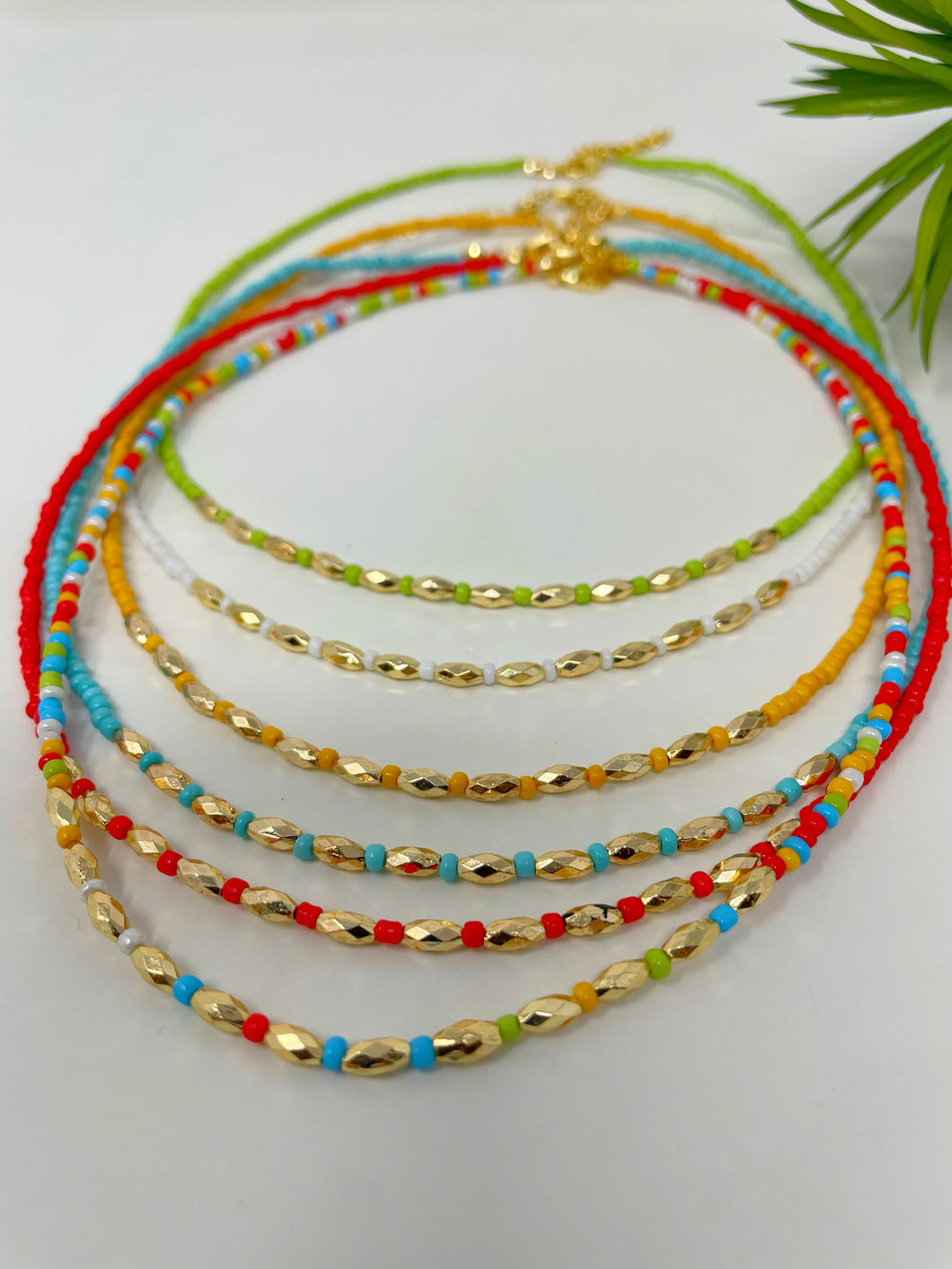 Rainbow Beads Necklace