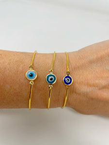 Evil Eye Bangle Bracelet