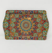 Load image into Gallery viewer, Mandala metal tray