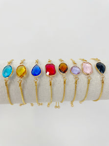 Mia gold tone chain bracelet