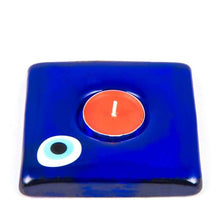 Load image into Gallery viewer, Glass evil eye candlelight holder(EETH)