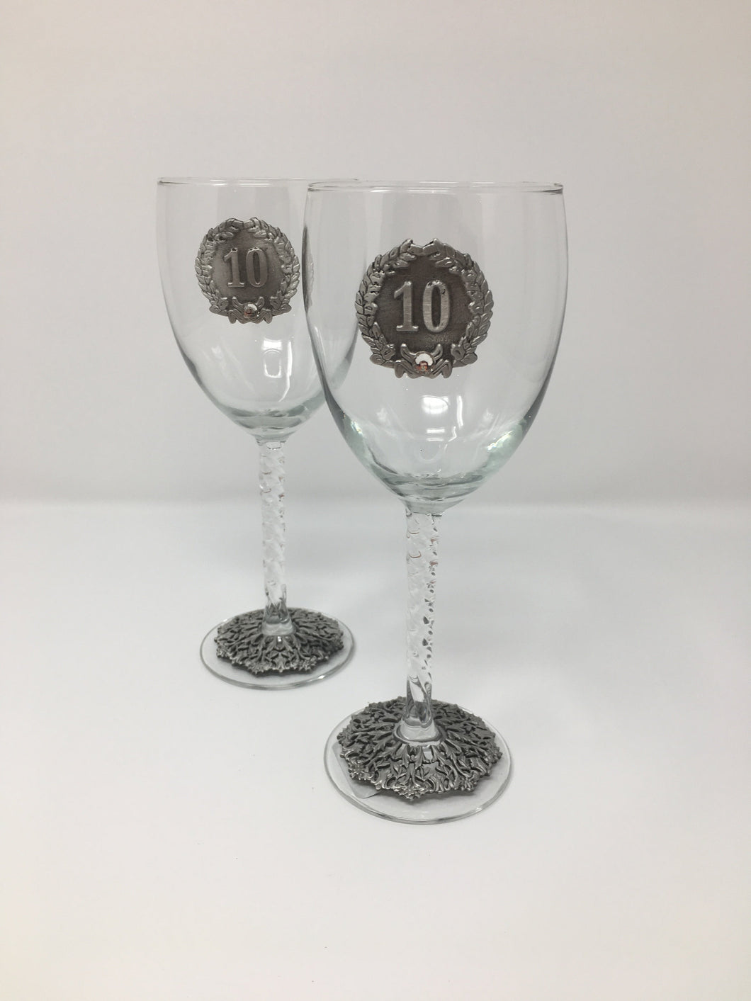 CVC A010  10th.Anniversary wine glasses.