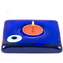 Load image into Gallery viewer, Glass evil eye candlelight holder(EETH)