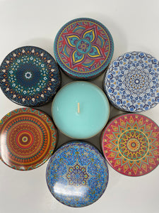 Mandala candle