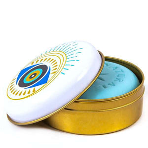 Evil eye metal box and soap