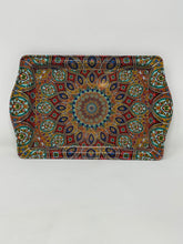 Load image into Gallery viewer, Mandala metal tray