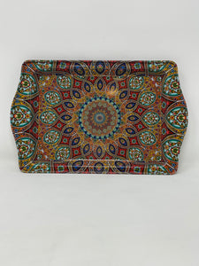 Mandala metal tray