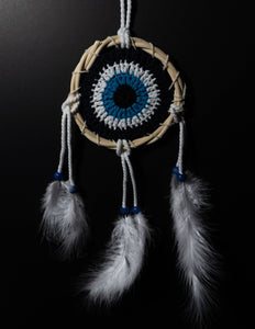 Bamboo evil eye dreamcatcher