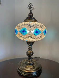 Mosaic table lamp XL WT