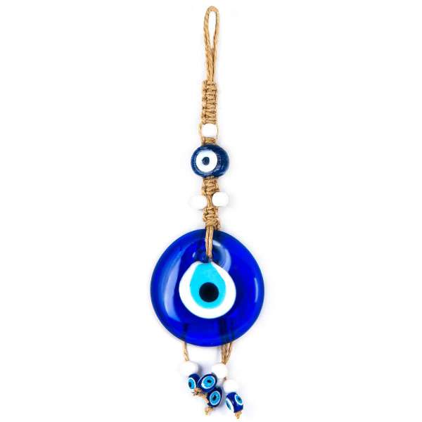 Azur glass evil eye wall decoration