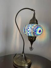 Load image into Gallery viewer, Mosaic large globe table lamp