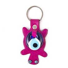 Load image into Gallery viewer, Evil eye turtle keychain(TURKC)