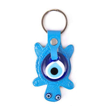 Load image into Gallery viewer, Evil eye turtle keychain(TURKC)