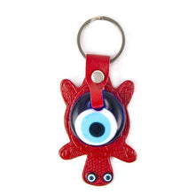 Load image into Gallery viewer, Evil eye turtle keychain(TURKC)