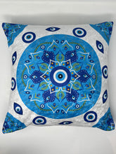 Load image into Gallery viewer, Evil eye cushion cover