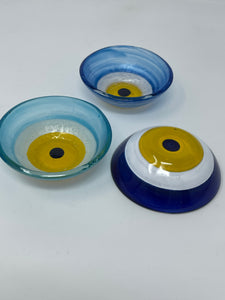 Evil eye fusion glass tapas bowl(EEBF)