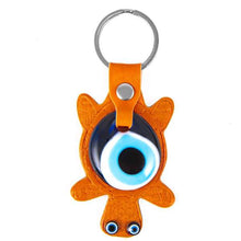 Load image into Gallery viewer, Evil eye turtle keychain(TURKC)