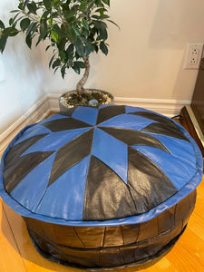 Leather Pouf