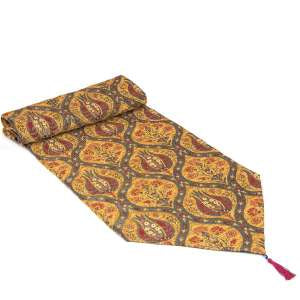 Brocade patterned table Runner.