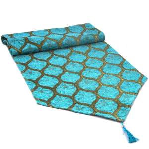 Chenille patterned Table Runner