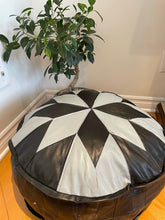 Load image into Gallery viewer, Leather Pouf