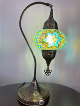 Load image into Gallery viewer, Mosaic large globe table lamp