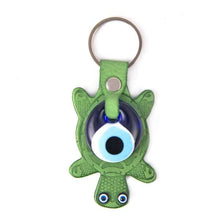 Load image into Gallery viewer, Evil eye turtle keychain(TURKC)