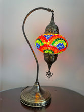 Load image into Gallery viewer, Mosaic large globe table lamp