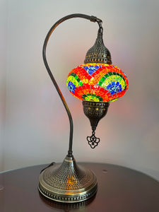 Mosaic large globe table lamp