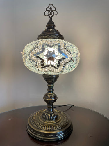 Mosaic table lamp XL WSH