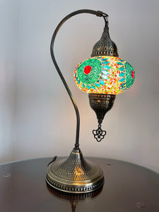 Mosaic large globe table lamp