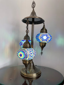 Mosaic 3 globes table lamp