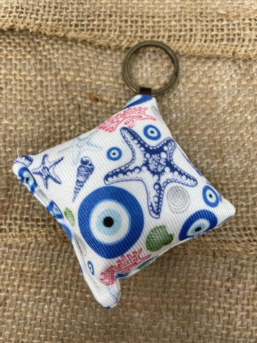 Evil eye fabric keychain(EEFKC)